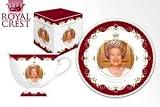 from Royal Crest Her Majesty Queen Elizabeth II Diamond Jubilee 2012 Fine Bone China Cup And Saucer