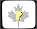 Mouse Pad with map, maple leaf, manitoba, canada, province
