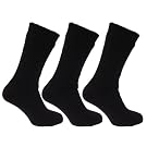 Clearance Mens Plain Feet Heaters Ultimate Thermal Socks (Pack Of 3)