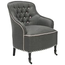Safavieh Mercer Collection Phyllis Grey Arm Chair