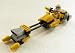 LEGO Star WARS Custom Speeder bike w/Figure (Yellow) 2