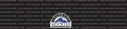 Colorado Rockies Team Auto Visor Decal