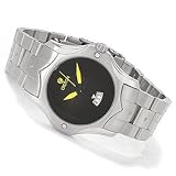 Croton Mens Quartz Black Dial stainless steel case in a unique reverse scalloped edge design Bracelet Watch CN307236SSYL Croton Mens Quartz Black Dial stainless steel case in a unique reverse scalloped edge design Bracelet Watch CN307236SSYL