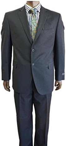 Jack Victor Wool Deisgner Single Breasted 2 button Double Vent Suit "VERONA-CT" (44R)