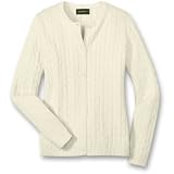 Long-Sleeve Cable-Knit Cardigan Sweater