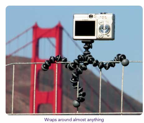 Cheap Gorillapod Tripod by JOBY (Grey) for Compact Camera (GP1-01P)