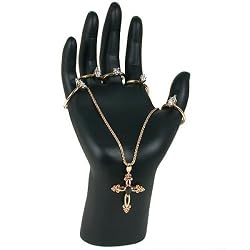 Black Hand Jewelry Display Ring Bracelet Showcase Stand 6.5"