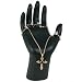 Black Hand Jewelry Display Ring Bracelet Showcase Stand 6.5"