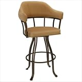 41wTX4 XWbL. SL160  Tempo Custom Bar Stool (59 Fabrics /18 Finishes) Lodge 34 Extra Tall Bar Stool