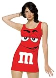 Adult Tank Dress Red M & M's Costume