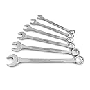 TEKTON 1961 Jumbo Combination Wrench Set, Metric, 6-Piece