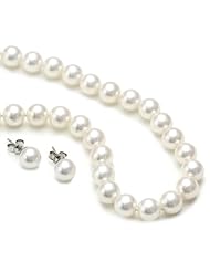 TARA Pearls Cultured Pearl Strand and Stud Earrings Set