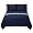 - Solid Blue Comforter - Full/Queen