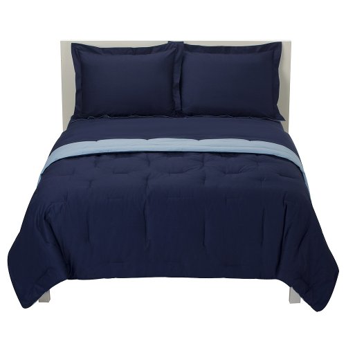 - Solid Blue Comforter - Twin XL