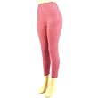 Workout Comfort Lounge Leggings Stretchy Stripe Pink