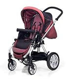 Hauck Targo Pram and CarryCot Combination System in Red & Black Flower