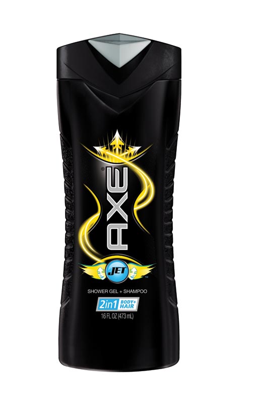 Axe Shower Gel and Shampoo, Jet, 16 Fluid Ounce Bath And
