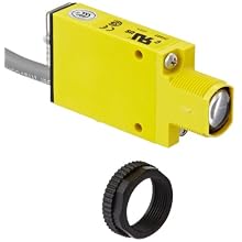 Banner SM2A312CV Mini Beam AC Photoelectric Sensor, Visible Red LED, Convergent Mode, 16mm Range