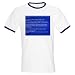 Blue Screen of Death T-Shirt Geeks / technology Ringer T by CafePress
