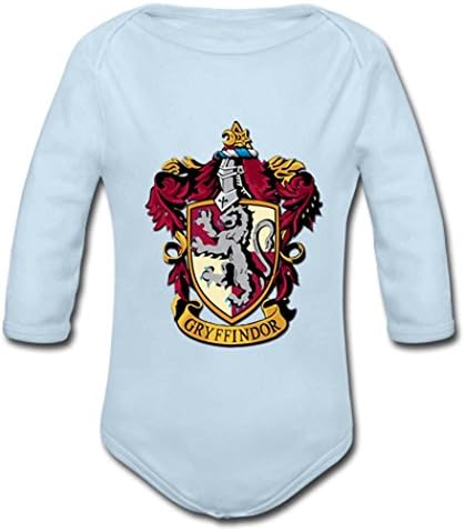 3 Months Infants Harry Potter Gryffindor LightBlue Bodysuit