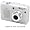 Snug-It Tight Fit Camera Skin (Clear/White) with Cameta Bonus Accessory Kit for Sony Cyber-Shot DSC-W50 / DSC-W55 / DSC-W70 Digital Camera