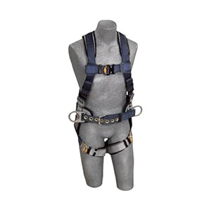 DBI/Sala 1108501 ExoFit Construction Vest-Style Full Body Harness, Medium
