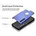 iPhone 6S Case, Poweradd Apple iPhone 6 6S Case with Double Layer Shock Absorbing Soft Interior Hard Blue Case for iPhone 6 6S (4.7