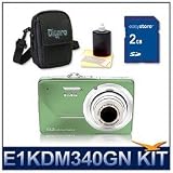 41wTp1xHG8L. SL160  Kodak EasyShare M340 Digital Camera , 10.2 Megapixel, 3x Optical Zoom, 2.7 Inch LCD Display, Ultra Compact Digital Camera Deluxe Carrying Case, 3pc. Lens Cleaning Kit, 2 GB Memory Card