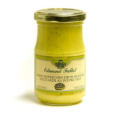 Edmond Fallot Green Peppercorn Dijon Mustard - 7.4 oz by Edmond Fallot