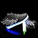CIOR Kids Boy and Girl's 11 Color Wings Led Sneakers Light Up Flashing Shoes,102,01,27, 10 M US Toddler, 02Black