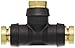 Legris 3104 60 00DOT Nylon Push-To-Connect Fitting, Complies with DOT, Union Tee, 3/8
