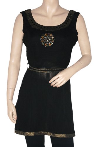 Womens Cocktail Black Belt Prom Dress Ruffle Holiday Casual Party Rajrang India