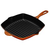 Le Creuset Cast Iron Square Grillit, Volcanic, 26 cmby Le Creuset