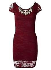 Floral Print Knee Length Nylon/Spandex Lace Jeweled Spring Summer Fall Winter Bodycon Dress/Evening Dress/Prom Dress/Party Dress 