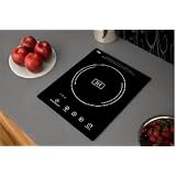 Buy 12 Induction Cooktop with Single 1800 Watt Cooking Zone 10 Power Levels Automatic...
