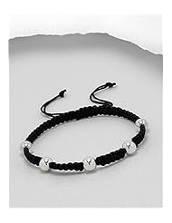 Polyester Bracelet In Sterling Silver