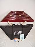 Master Works "Sapelli Pioneer" 15-14 Hammer Dulcimer - Cranberry Stain