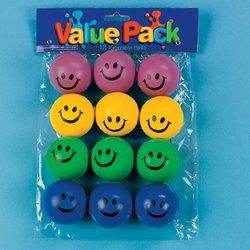 SMILEFACE RELAXABLE BALL (6 DOZEN) - BULK