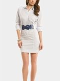 GUESS by Marciano Lydia Striped Shirtdress