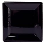 Caspari 13-Inch Square Lacquer Tray, Black