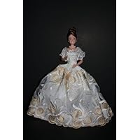 Ivory Ball Gown with Lots of Lace Made to Fit the Barbie Doll