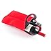 LAGUTE Neoprene Wine Tote Bag, Storage 750ml to 1L, Hot / Cold Insulated for 4 Hours (Red, 2-Bottle)