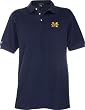 Michigan Wolverines Navy Classic Pique Stainguard Polo Shirt