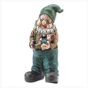 GARDEN GRANDPA YARD GNOME OUTDOOR STATUE GRANDFATHER