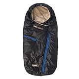 7A.M. ENFANT PAPOOSE おくるみベビーカーシート Black 18-36m