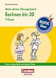 Produkt-Bild: RICHTIG &uuml;ben - Mein dicker &Uuml;bungsblock - Rechnen bis 20 1. Klasse