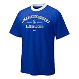 Los Angeles Dodgers Classic Arch Contrast Crew T-Shirt by Nike