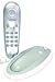 Produkt-Bild: Tisch/Wand-Telefon, silber/weiss inkl. 2m Anschlusskabel