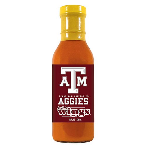 Texas A&M Aggies NCAA Buffalo Wings Sauce - 12oz by Hot Sauce Harry