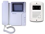 Wisecomm VDP1300 Black and White Video Door Phone - Medium (Cream) Wisecomm VDP1300 Black and White Video Door Phone - Medium (Cream)
